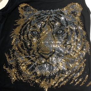 Tiger bling top
